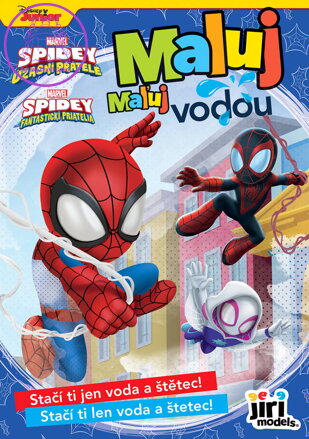 JIRI MODELS Maluj vodou Spidey a jeho úžasní přátelé A5 omalovánky