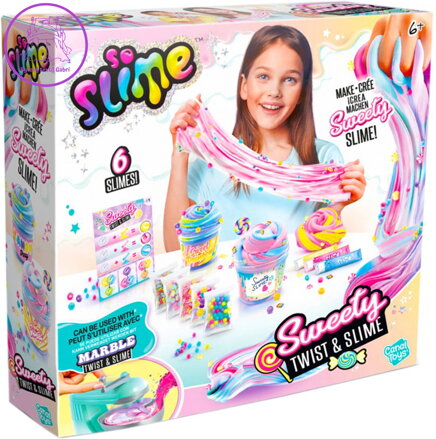 EP Line So Slime Marble Sweety Twist & Slime sada výroba slizu