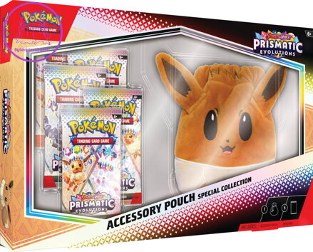 Hra Pokémon TCG SV8.5 Prismatic Evolutions Accessory Pouch Collection EN
