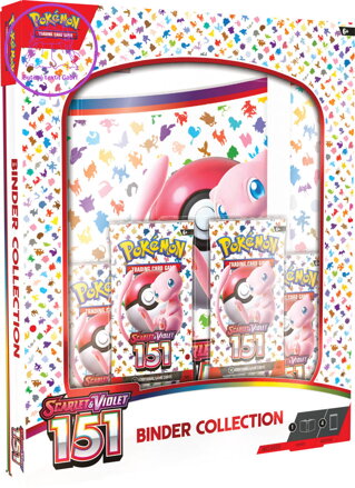 ADC Hra Pokémon TCG: Scarlet & Violet 151 album sběratelské na 360 karet + 4x booster