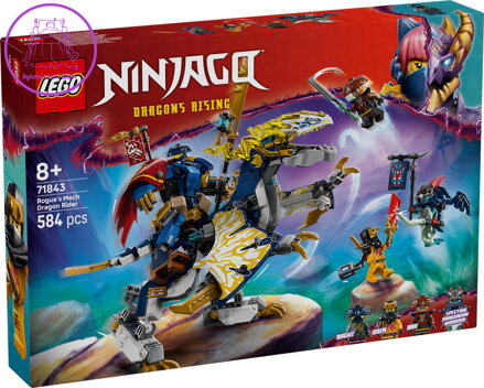 LEGO NINJAGO Rogue a robotický dračí jezdec 71843 STAVEBNICE