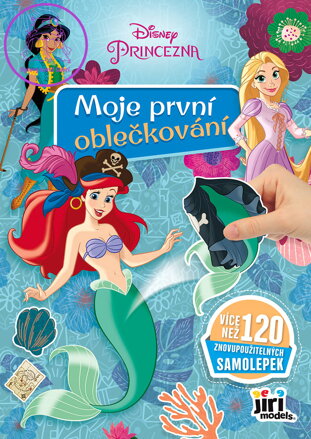 JIRI MODELS Moje první oblečkování Disney Princezny 120+ samolepek