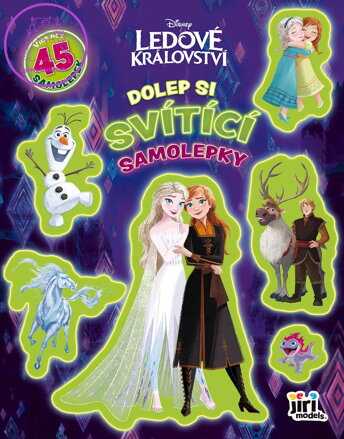 JIRI MODELS Dolep si svítící samolepky Ledové Království (Frozen)