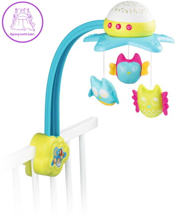 SMOBY Baby Cotoons hudební kolotoč 2v1 na baterie Světlo Zvuk pro miminko