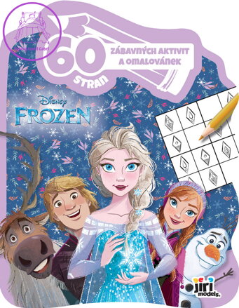 JIRI MODELS Sešit 60 aktivit Ledové Království (Frozen) set se samolepkami
