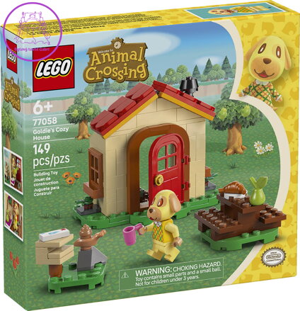 LEGO ANIMAL CROSSING Goldie a její dům 77058 STAVEBNICE