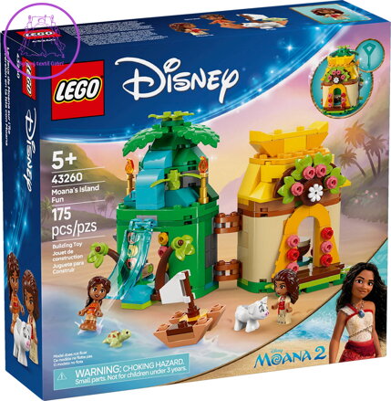 LEGO DISNEY Vaiana a zábava na ostrově 43260 STAVEBNICE