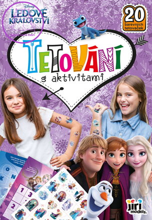 JIRI MODELS Tetování s aktivitami Ledové Království (Frozen) 20 tetovaček