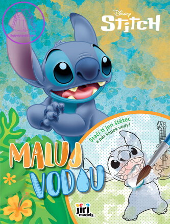 JIRI MODELS Maluj vodou A4 Stitch omalovánky