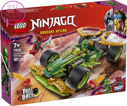 LEGO NINJAGO Lloydovo závodní auto zpětný chod 71828 STAVEBNICE