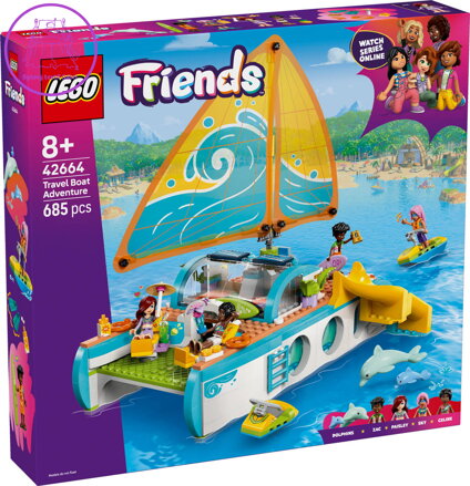 LEGO FRIENDS Dobrodružství na jachtě 42664 STAVEBNICE