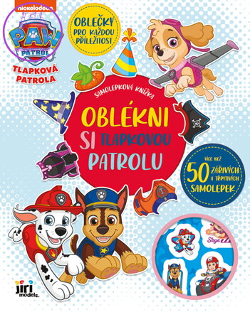 JIRI MODELS Oblékni si Tlapková Patrola aktivity se samolepkami