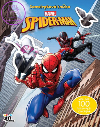 JIRI MODELS Samolepková knížka Spiderman 100+ samolepek