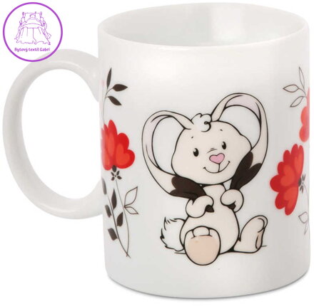 NICI Hrneček dětský králíček Love 350ml porcelánový