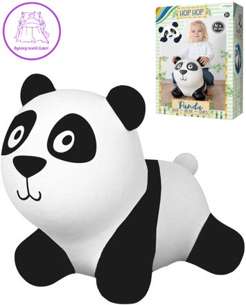 JOHN Baby hopsadlo nafukovací Panda 50x40cm skákací zvířátko pro děti