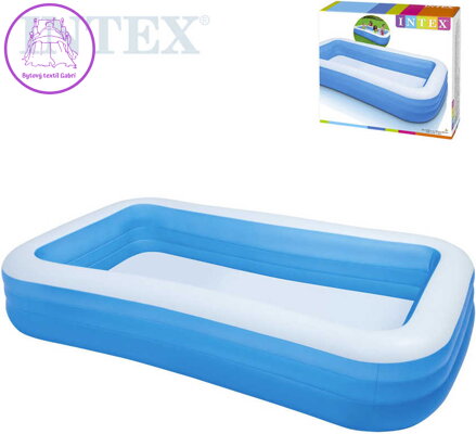INTEX Bazén nafukovací rodinný 305x183x56cm obdelníkový 58484