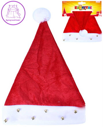 KARNEVAL Čepice Vánoční s rolničkami dospělá *KARNEVALOVÝ DOPLNĚK*