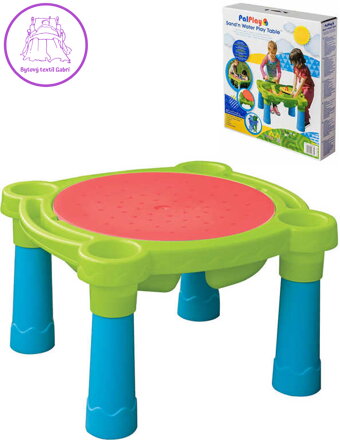 Stoleček dětský multifunkční pískoviště a voda 74x44x66cm dětský stolek plastový