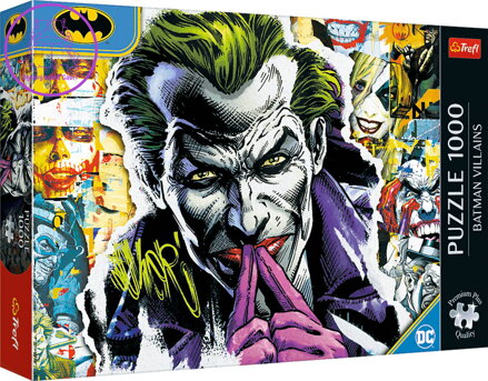 TREFL PUZZLE PREMIUM Batman Villains: Joker 68x48cm 1000 dílků