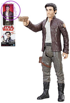 HASBRO Star Wars figurka E8 Poe Dameron 30cm plast v krabici