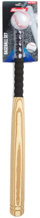Pálka baseballová 60cm soft pěnová set s míčkem