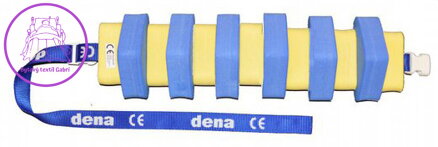 MATUŠKA-DENA Pás plavecký 130cm modro-žlutý