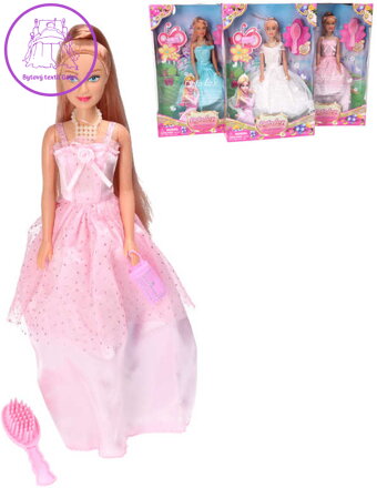 Panenka Defa Lucy princezna 29cm plesové společenské šaty s doplňky 3 druhy