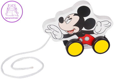 DŘEVO Baby tahadlo postavička Mickey Mouse *DŘEVĚNÉ HRAČKY*