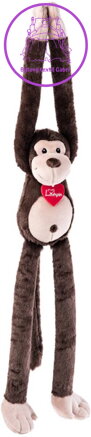 LUMPIN PLYŠ Opička Coffee 70cm Hug Me *PLYŠOVÉ HRAČKY*