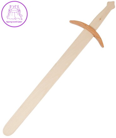 CEEDA DŘEVO Meč dětský rytířský 58cm velký *DŘEVĚNÉ HRAČKY*