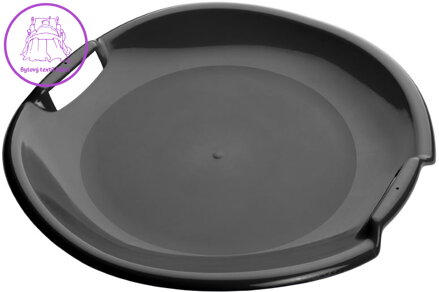 PLASTKON Sáňkovací talíř Tornádo 54cm černý na sníh