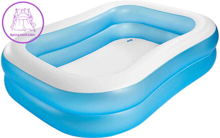 INTEX Bazén nafukovací rodinný 203x152x48cm obdélník 2 komory 57180