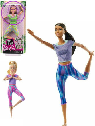 MATTEL BRB Barbie v pohybu 29cm kloubová panenka 4 druhy