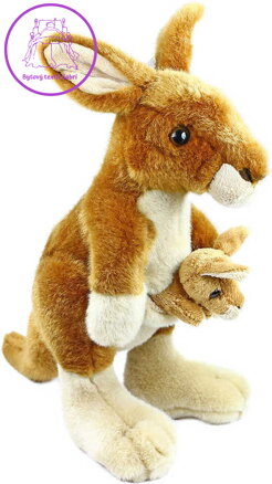 PLYŠ Klokan s mládětem 26cm exkluzivní kolekce *PLYŠOVÉ HRAČKY*