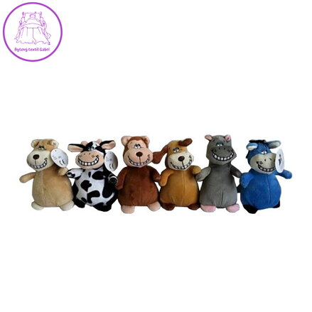 PLYŠ Zvířátka 14 cm usmívající se *PLYŠOVÉ HRAČKY*