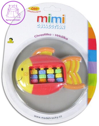 Chrastítko RYBIČKA štěrchátko pro miminko