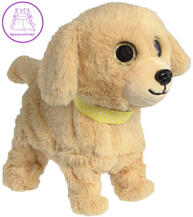 EP Line PLYŠ Hafící II Pejsek interaktivní Lumpík Retrívr 13 povelů na baterie Zvuk