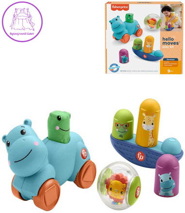 FISHER PRICE Baby Ahoj dovednosti set 3 hračky s aktivitami pro miminko