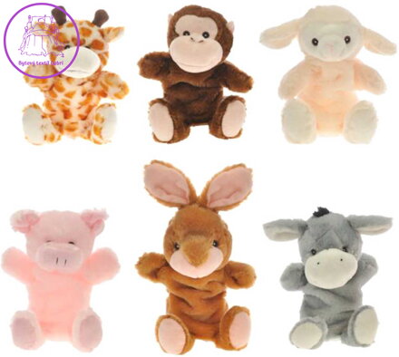PLYŠ Baby zvířátko maňásek 30cm 6 druhů *PLYŠOVÉ HRAČKY*