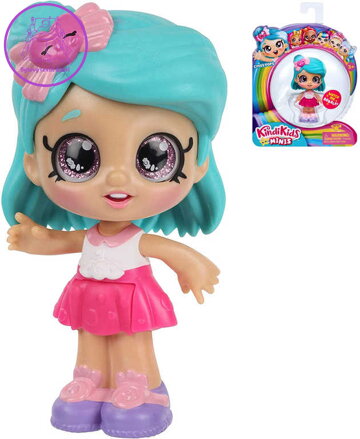 KINDI KIDS Minis Panenka mini Cindy Pops 9cm kývá hlavou velké oči