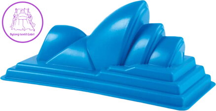 HAPE Bábovka opera v Sydney modrá baby formička na písek plast