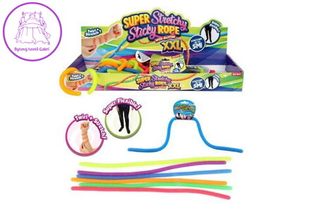 Guma s glitry natahovací antistresová