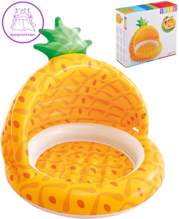 INTEX Baby bazén nafukovací se stříškou ananas 102x94cm 58414