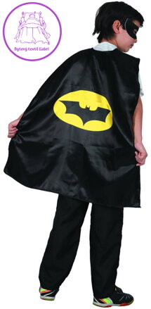 KARNEVAL Šaty akční hrdina (Batman) vel. M (120-130 cm) 5-9 let KOSTÝM