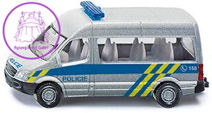 SIKU Auto Policie VAN minibus česká verze CZ model kov 0806