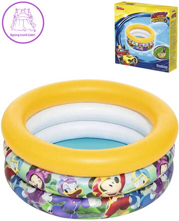 BESTWAY Baby bazén nafukovací kulatý 70cm Mickey a kamarádi 91018