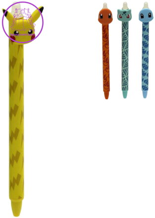 Gumovací tužka dětské mazací pero Pokémon 4 druhy Gumovací tužka dětské mazací pero Pokémon 4 druhy