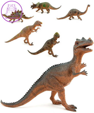 Dinosaurus pravěké zvířátko 47cm plastová postavička 6 druhů