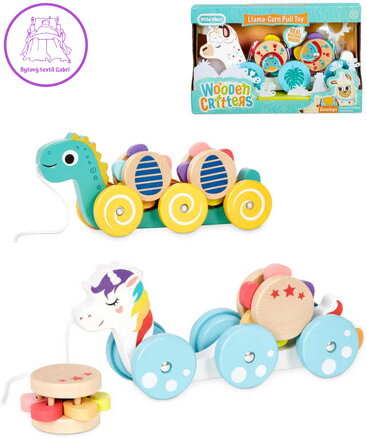 LITTLE TIKES DŘEVO Tahací baby zvířátko 3 druhy *DŘEVĚNÉ HRAČKY*