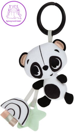 TINY LOVE Baby panda černobílá chrastítko kousátko zvířátko pro miminko